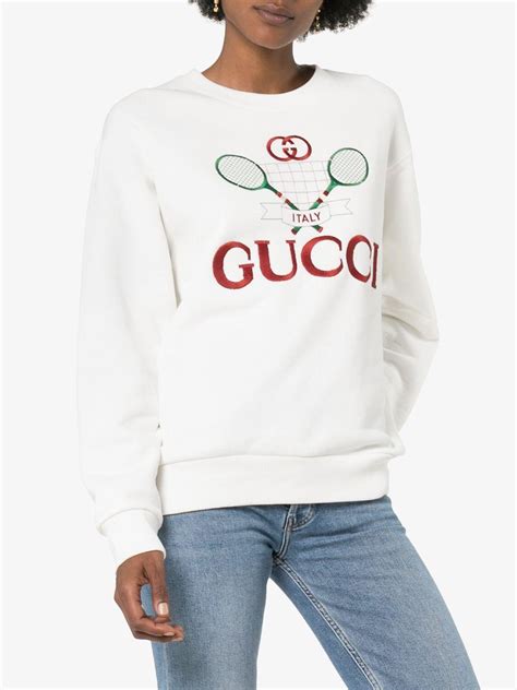 vintage Gucci tennis sweatshirt